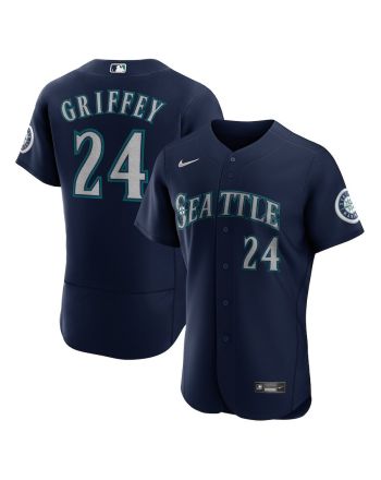 Ken Griffey Jr. 24 Seattle Mariners Alternate Player Elite Jersey - Navy