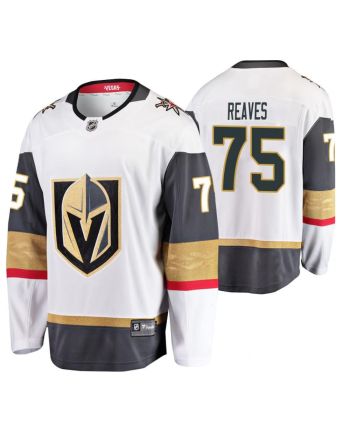 Men Vegas Golden Knights Ryan Reaves 75 Player Away White Jersey Jersey