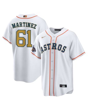 Seth Martinez 61 Houston Astros 2023 Men Jersey - White/Gold