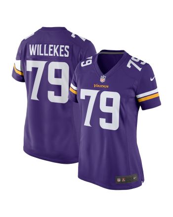 Kenny Willekes 79 Minnesota Vikings Women Game Jersey - Purple