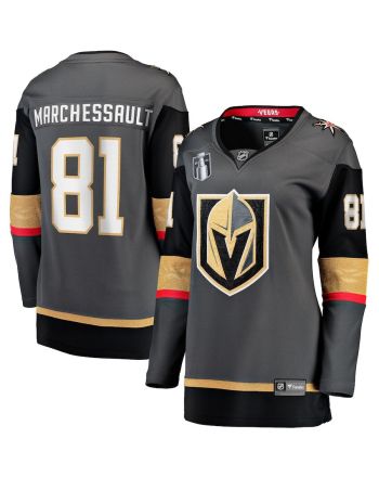 Jonathan Marchessault 81 Vegas Golden Knights Women's 2023 Stanley Cup Champions Alternate Breakaway Jersey - Black