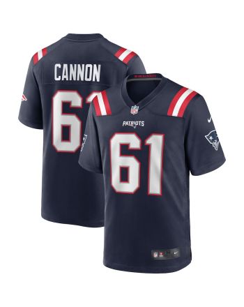 Marcus Cannon 61 New England Patriots Men Game Jersey - Navy