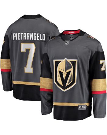 Men's Alex Pietrangelo Black Vegas Golden Knights Breakaway Player Jersey Jersey