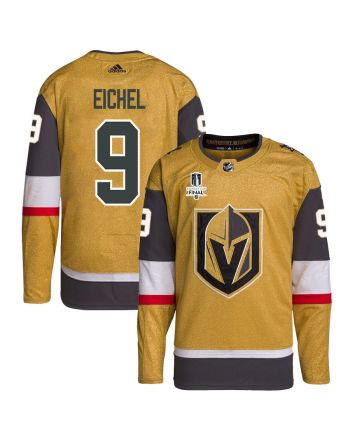 Jack Eichel 9 Vegas Golden Knights Stanley Cup 2023 Final Patch Home Breakaway Men Jersey - Gold