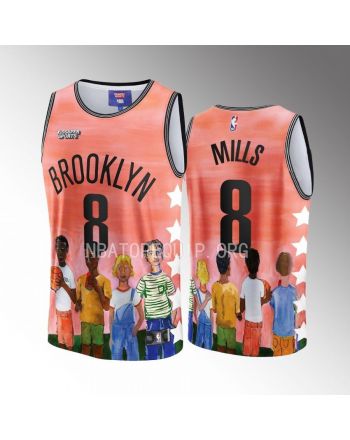 Patty Mills 8 Brooklyn Nets NBA & KidSuper Studios Unisex Hometown Jersey