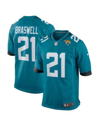 Christian Braswell 21 Jacksonville Jaguars Men's Team Game Jersey - Teal