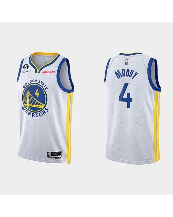 Golden State Warriors Moses Moody 4 2022-23 Association Edition White Men Jersey Swingman