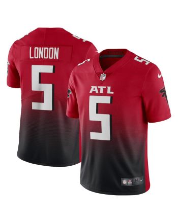 Drake London 5 Atlanta Falcons Men Vapor Limited Jersey - Red