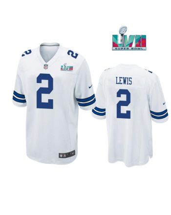 Jourdan Lewis 2 Dallas Cowboys Super Bowl LVII Super Bowl LVII White Men Game Jersey