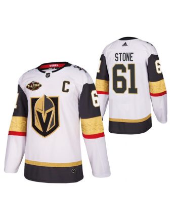 Men Vegas Golden Knights 61 Mark Stone 2023 All-Star White Jersey Away Jersey