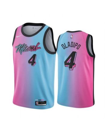 Victor Oladipo Miami Heat Blue Pink City Edition Trade Jersey