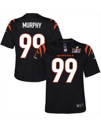 Myles Murphy 99 Cincinnati Bengals Super Bowl LVIII YOUTH Home Limited Jersey - Black