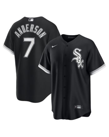 Tim Anderson 7 Chicago White Sox Alternate Player Jersey - Black