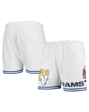 Los Angeles Rams Team Standard Mesh Shorts - White/Royal