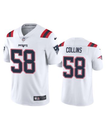 Jamie Collins 58 New England Patriots White Vapor Limited Jersey