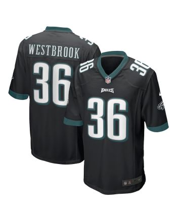 Brian Westbrook 36 Philadelphia Eagles Men Retired Alternate Game Jersey - Black