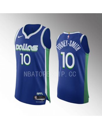 Dorian Finney-Smith 10 Dallas Mavericks 2022-23 City Edition Jersey Blue