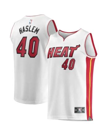 Udonis Haslem Miami Heat Fast Break Player Jersey - Association Edition - White