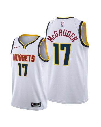 Rodney McGruder 17 Denver Nuggets 2022 Association Edition White Jersey - Men Jersey