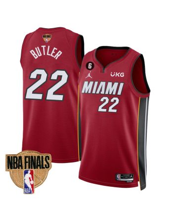 Jimmy Butler 22 Miami Heat Final Champions 2023 Swingman Jersey - Red