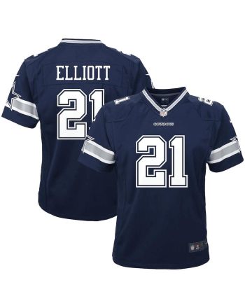 Ezekiel Elliott 21 Dallas Cowboys Infant Team Game Jersey - Navy