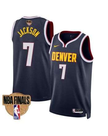 Reggie Jackson 7 Denver Nuggets Final Champions 2023 Swingman Jersey - Black