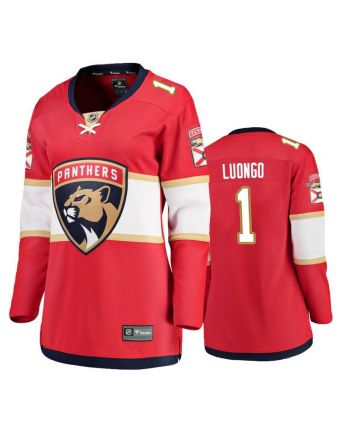 Florida Panthers Roberto Luongo 1 Breakaway Player Home Red Jersey - Women Jersey