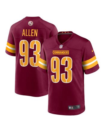 Jonathan Allen 93 Washington Commanders Game YOUTH Jersey - Burgundy