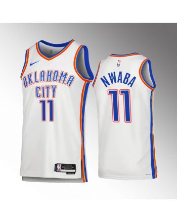 David Nwaba 11 Oklahoma City Thunder White Men Jersey 2022-23 Association Edition Swingman