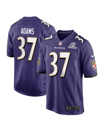 Mark Andrews 37 Baltimore Ravens 2024 Divisional Patch Game Men Jersey - Purple