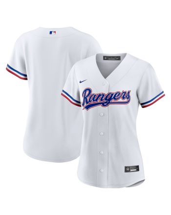 Texas Rangers Women's Home Blank Jersey - White