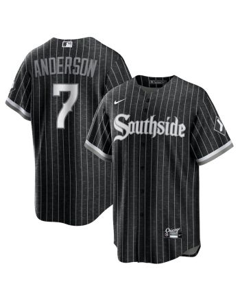 Tim Anderson 7 Chicago White Sox City Connect Player Jersey - Black