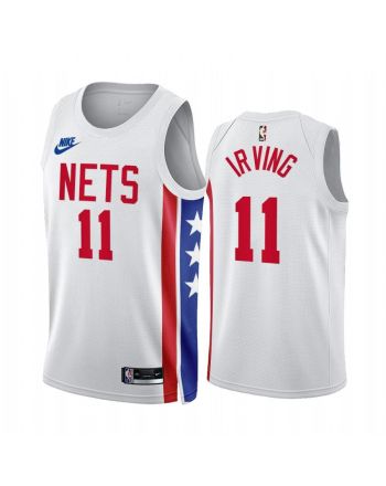 Kyrie Irving 2022-23 Brooklyn Nets White 11 Classic Edition Jersey - Men Jersey