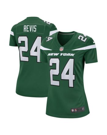 Darrelle Revis 24 New York Jets Women's Retired Player Game Jersey - Gotham Green