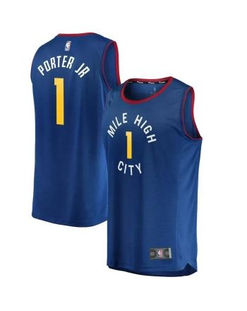 Michael Porter Jr. Denver Nuggets Fast Break Jersey - Statement Edition - Blue