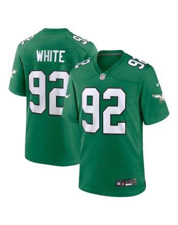 Reggie White 92 Philadelphia Eagles Alternate Game Men Jersey - Kelly Green