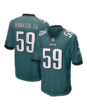 Thomas Booker IV 59 Philadelphia Eagles Game Men Jersey - Midnight Green