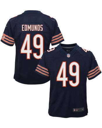 Tremaine Edmunds 49 Chicago Bears Youth Game Jersey - Navy