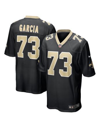 Max Garcia 73 New Orleans Saints Men's Game Jersey - Black