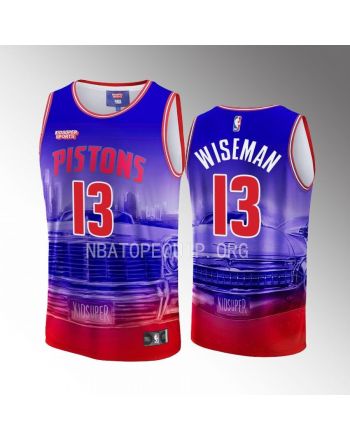 James Wiseman 13 Detroit Pistons NBA & KidSuper Studios Unisex Hometown Jersey