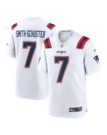 JuJu Smith-Schuster 7 New England Patriots Game Men Jersey - White