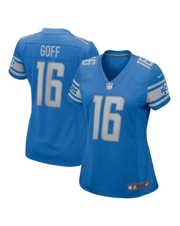 Jared Goff 16 Detroit Lions Women Game Jersey - Blue