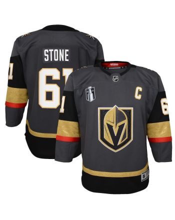 Mark Stone 61 Vegas Golden Knights Youth 2023 Stanley Cup Final Alternate Jersey - Black