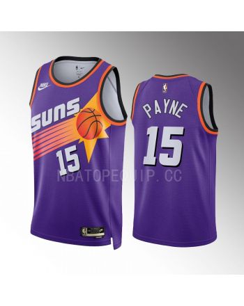 Phoenix Suns Cameron Payne 15 2022-23 Classic Edition Purple Men Jersey Swingman