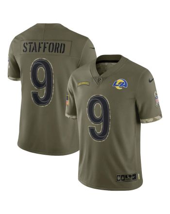 Matthew Stafford Los Angeles Rams 2022 Salute To Service Limited Jersey - Olive