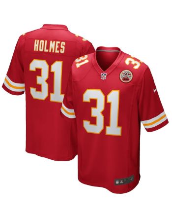 Priest Holmes 31 Kansas City Chiefs Men Game Retired Jersey - Red