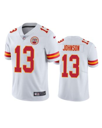 Nazeeh Johnson 13 Kansas City Chiefs White Vapor Limited Jersey