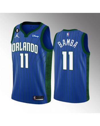 Orlando Magic Mo Bamba 11 2022-23 Statement Edition Blue Jersey Swingman