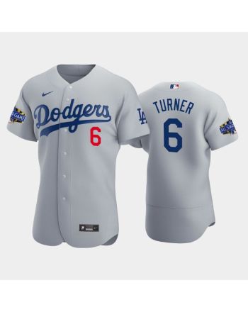 Los Angeles Dodgers Trea Turner 6 Alternate Gray 2022-23 All-Star Game Jersey