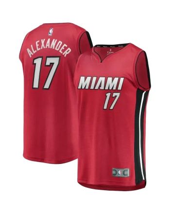 Kyle Alexander Miami Heat Fast Break Player Jersey Red - Statement Edition